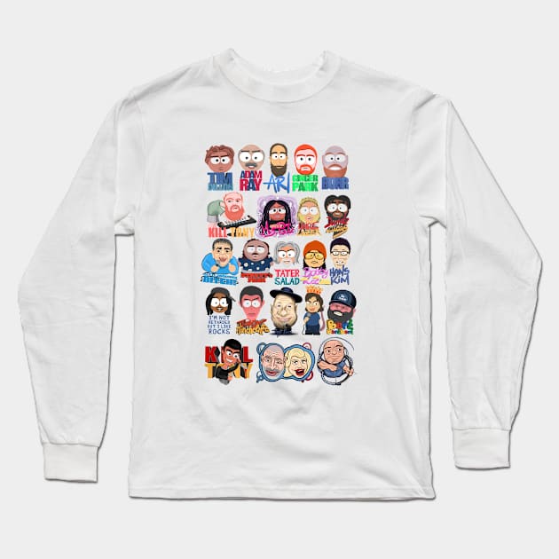 Stand Up Comedy Ultimate Collection - Stand-Up Icons South Park Style - Extended Edition Long Sleeve T-Shirt by Ina